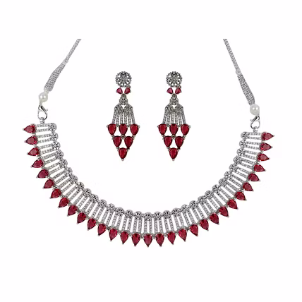 Laali NK1 Elegent Stone Finishes Neckless-12474338