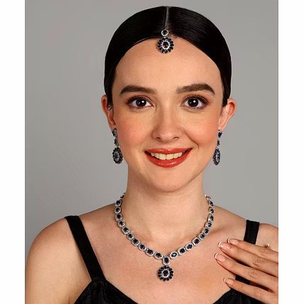 Laali NK5 Elegent Stone Finishes Neckless-1