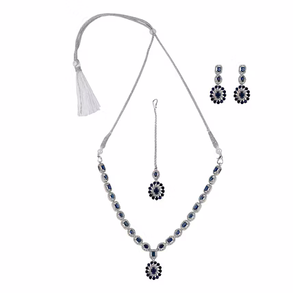 Laali NK5 Elegent Stone Finishes Neckless-4