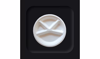 Sugarcane Bagasse 4CP Round Plate