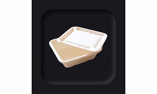 Sugarcane Bagasse 750ml Rectangle Container