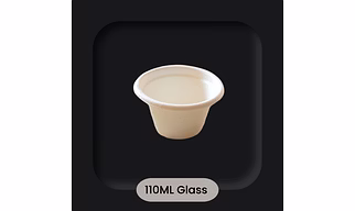 Sugarcane Bagasse 110ML Glass