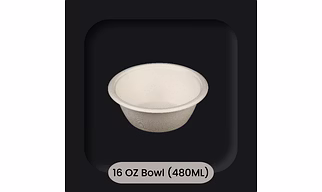 Sugarcane Bagasse 16 OZ (480ML) Bowl