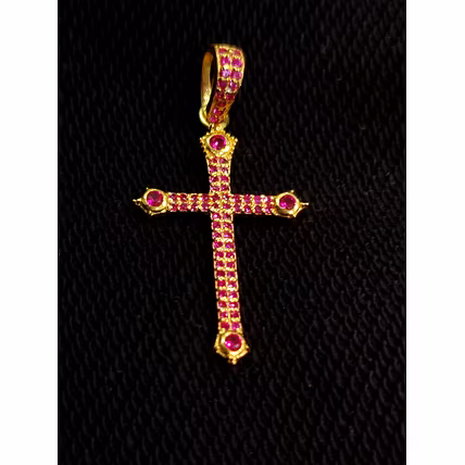 Cross Pendant In Silver-12474309