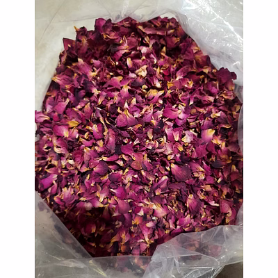 dry rose petals