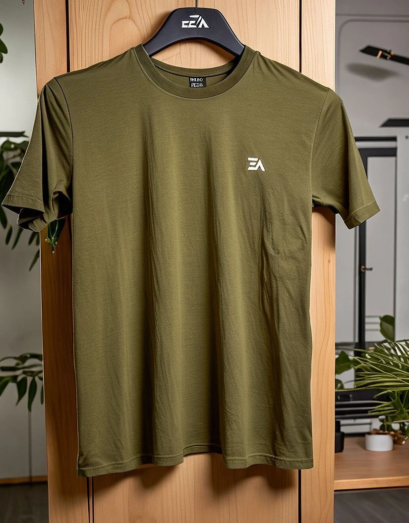 Green Organic Cotton T-shirt-1