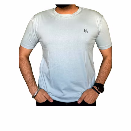 Blue Organic Cotton T-shirt-12475006