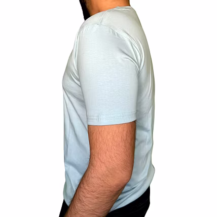 Blue Organic Cotton T-shirt-1