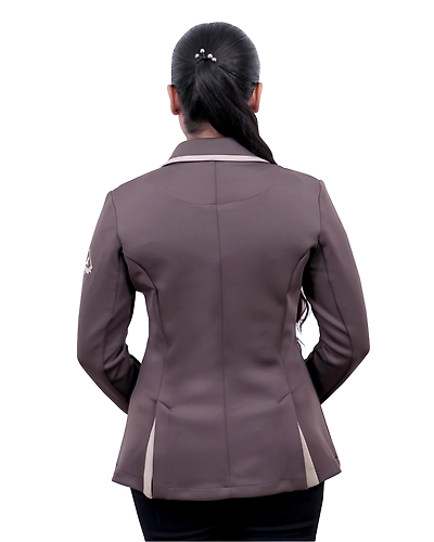 &quot;SteedStride Chestnut Chic Riding Coat&quot;-S-3