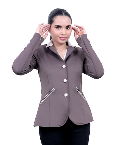 &quot;SteedStride BrownEdge Rider Coat&quot;-XS-1