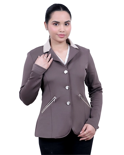 &quot;SteedStride BrownEdge Rider Coat&quot;-12547560
