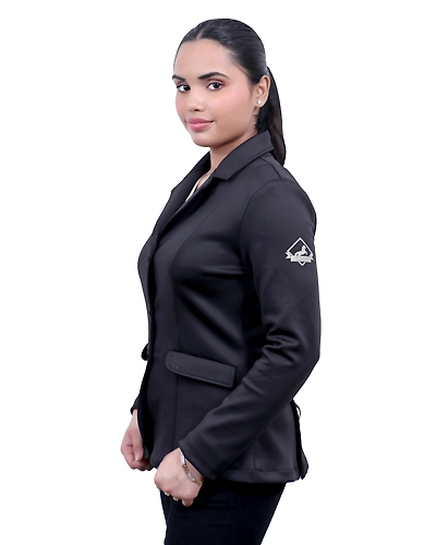 &quot;SteedStride Ebony Elite Riding Coat&quot;-XS-3