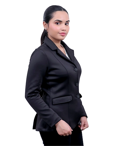 &quot;SteedStride Ebony Elite Riding Coat&quot;-XS-2