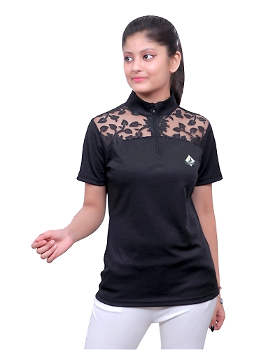 &quot;SteedStride EnchantNet Show Tee&quot;-XS-White-1
