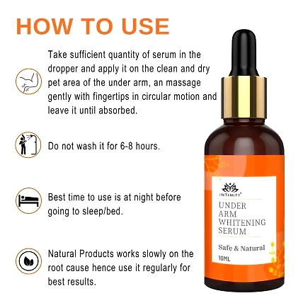 Underarm Whitening Serum (10ml) Armpit Brightening Natural Formula-1