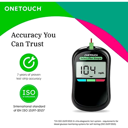 OneTouch Select Plus Blood Glucose Diabetic 50 Test Strips-3