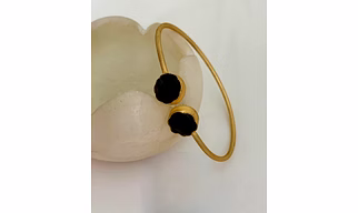 Fushion Bangles With Semi-Precius Stone Studded