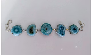 Bracelet Embedded With Semi-Precious Stone