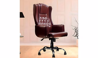 Mrc Maharaja High Back Boss Chair (Brown)