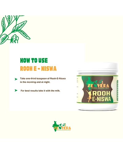 Zen Veda Rooh e Niswa Direction for use