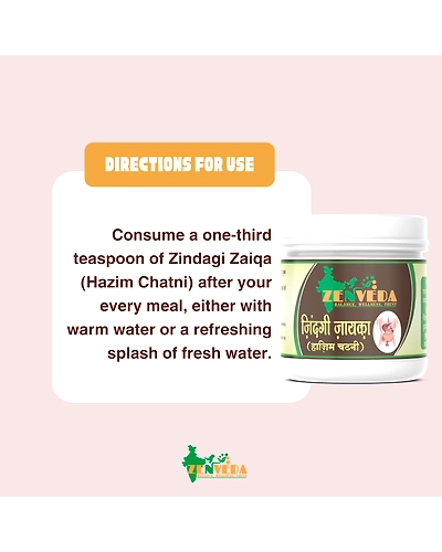 Zen Veda Zindagi Zaiqa Direction For Use