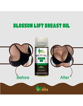 Zen Veda Blossom Lift Breast Oil Before and After Results