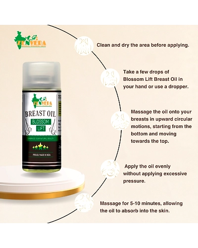 Zen Veda Blossom Lift Breast Oil Direction to Use