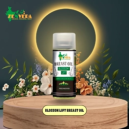 Zen Veda | Blossom Lift Breast Oil | Restores Youthful Contour | Promotes Collagen | For Women - 100ml