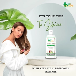 Zen Veda | Kesh Vidhi Regrowth Herbal Hair Oi | Hair Fall | Dandruff | Hair Care Oil | Unisex - 50ml
