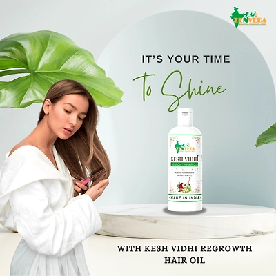 Zen Veda | Kesh Vidhi Regrowth Herbal Hair Oi | Hair Fall | Dandruff | Hair Care Oil | Unisex - 50ml