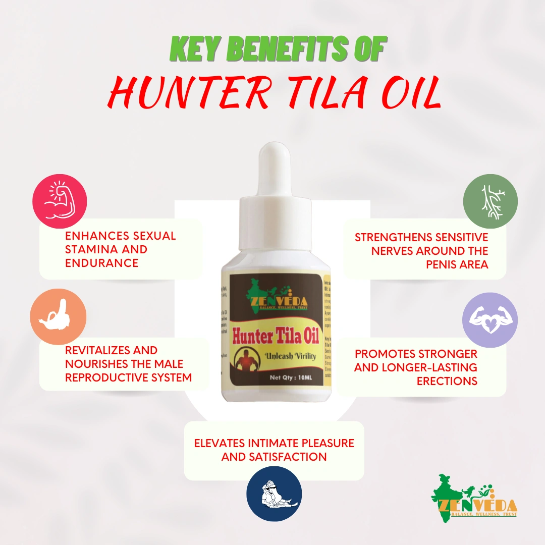 Zen Veda Hunter Tila Oil Product Key Benefits