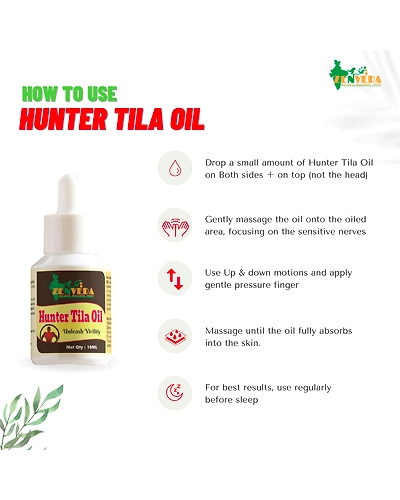 Zen Veda Hunter Tila Oil Direction For Use