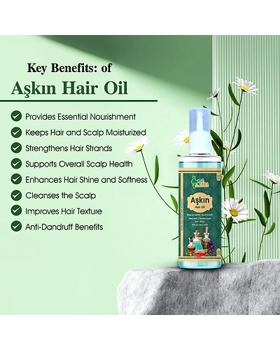 Zen Veda Askin Hair Oil Product Key Benefits