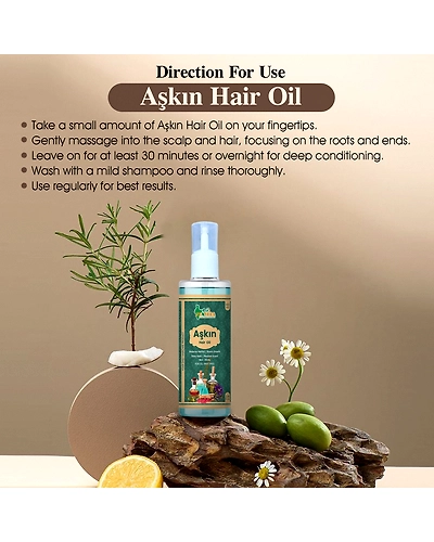 Zen Veda Askin Hair Oil Product Direction For Use