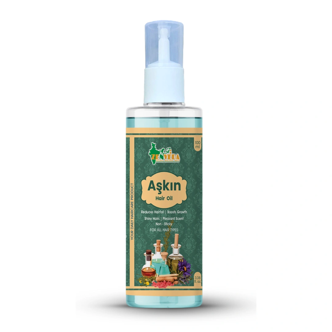 Zen Veda Askin Hair Oil Product Showcase