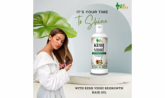 Zen Veda | Kesh Vidhi Regrowth Herbal Hair Oil | Anti Hair Fall Oil | Anti Dandruff | Hair Care Oil | Unisex - 50ml