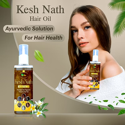 zen veda | kesh nath herbal hair oil | anti hair fall | anti dandruff | hair care oil | unisex - 100ml
