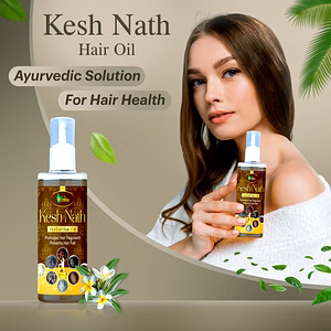 Zen Veda | Kesh Nath Herbal Hair Oil | Anti Hair Fall | Anti Dandruff | Hair Care Oil | Unisex - 100ml