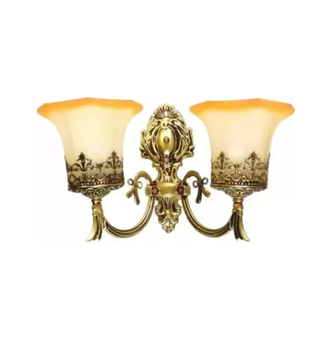 Antique double light wall light-12505866