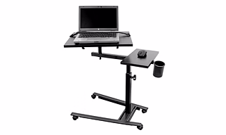 Isomars 360° Rotatable Laptop Table Multipurpose Study Desk,Lockable Wheels, & Height Adjustable