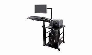Isomars Computer Table - Adjustable - Professional Workstation for Computer - Ideal for Home, Schools, Office, Hospitals, Gaming Etc.