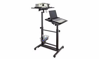 Isomars Sit &Stand 360° 2 Platforms Laptop & Projector User Table