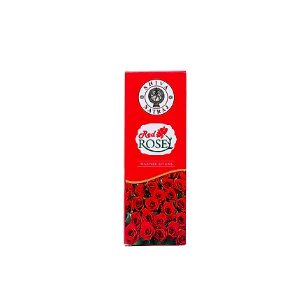 Shiva Natraj Classic Red Rose Perfumed Incense Sticks-1