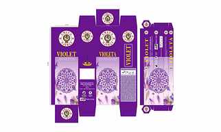 Shiva Natraj Classic Violet Perfumed Incense Sticks
