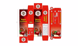 Shiva Natraj Classic Apple Cinnamon Perfumed Incense Sticks