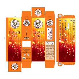 Shiva Natraj Classic LLuvia De Oro Perfumed Incense Sticks