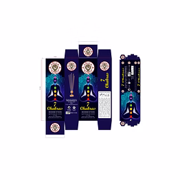 shiva natraj classic 7 chakra perfumed incense sticks