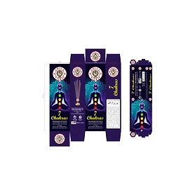 Shiva Natraj Classic 7 Chakra Perfumed Incense Sticks