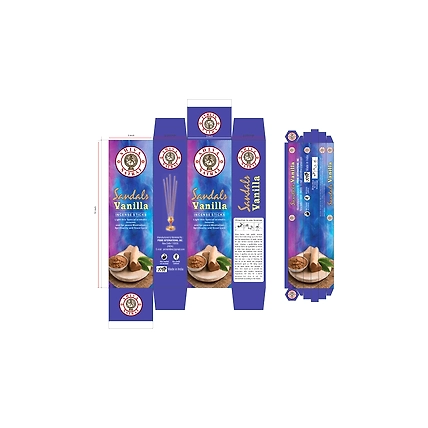 Shiva Natraj Classic Sandal Vanilla Perfumed Incense Sticks-12628264