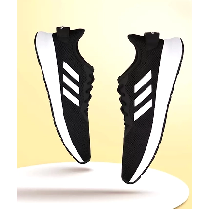 Fluo M Running Shoes For Men  (Black)-12478049